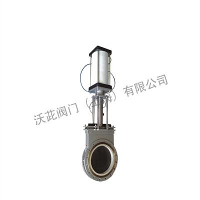 PZ673TC气动薄型陶瓷排渣浆阀