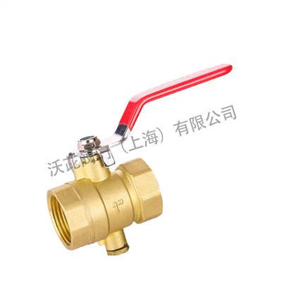 黄铜测温球阀