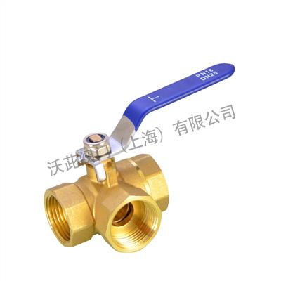 Q14F-16T黄铜三通球阀(T型)