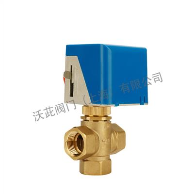 VA-7010黄铜电动二通阀电动三通阀