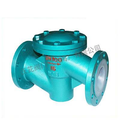 H41F46 Lifting fluorine lined check valve