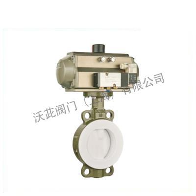 D671F Pneumatic PTFE Butterfly Valve