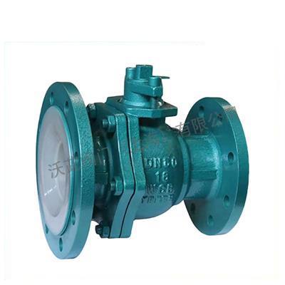 FQ41F46 Fluorine Lined Discharge Ball Valve