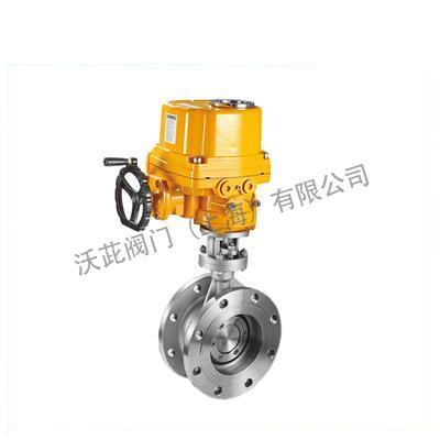 D943H Electric flanged hard seal butterfly valve
