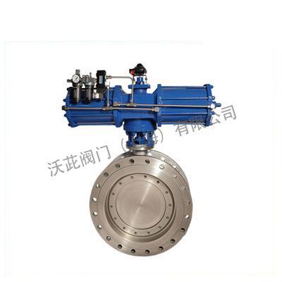 D643H Pneumatic Triple Eccentric Hard Seal Butterfly Valve