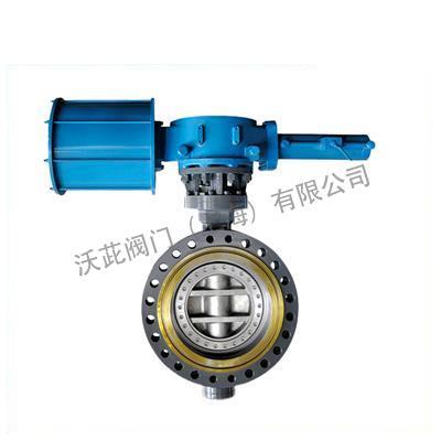 D643H Pneumatic flange butterfly valve